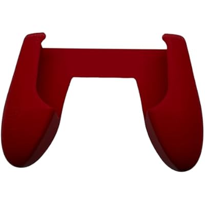 Grip For ANBERNIC RG ROTATE Game Console, DIY 3D Printed Grip Handle Game Console Holding Handle Ergonomic Comfort Attachment, Red