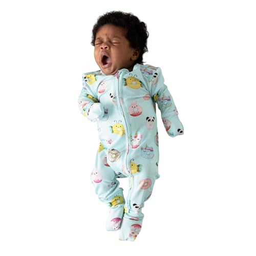 Image of Posh Peanut Convertible Baby Sleepers - Boys Footless Baby Pajamas with 2 Way Zipper for Easy Diaper Changes