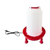 Whtkoph Winter Heated Chicken Waterer Large Capacity Farm Equipment Versatile Constant Temperature Base for Chickens and Goose, 31X42CM