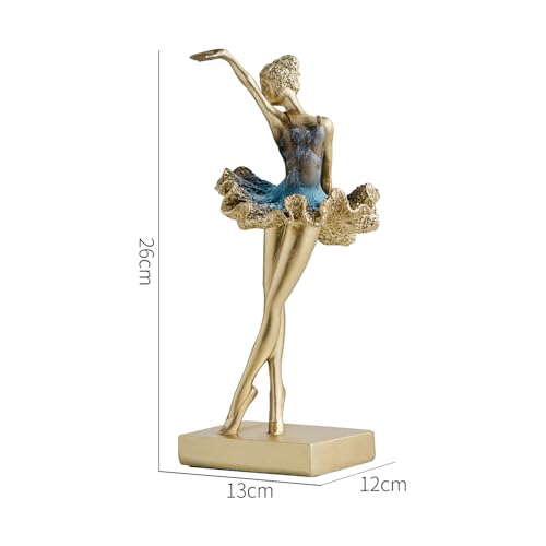 Figura de Bailarina de Ballet en Resina Elegante Decoración miniatura 7