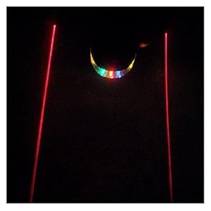 QiQi shop Hoogwaardige fietslasers LED Knipperende lamp Achterlicht Achter Fietsen Fiets Fiets Veiligheid Waarschuwing…