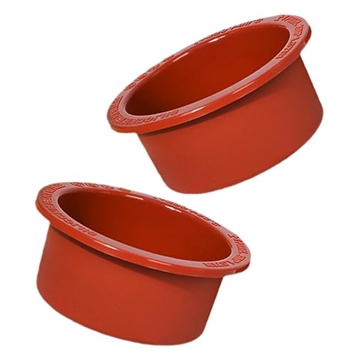 Cabilock 2 pcs Silicone Round Cake Pans Non Stick Baking for Cheese Cakes Easy to Use Clean Practical Kitchen Tool for Baking