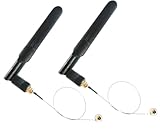 como hacer una antena wifi omnidireccional 20 dbi Adaptador de 20 cm con enchufe IPEX4/MHF4, 50 ohmios