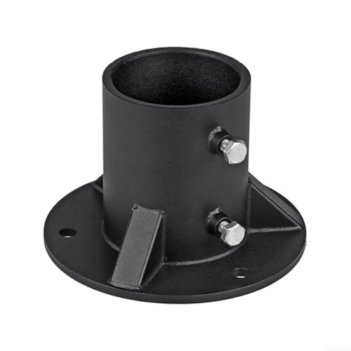 Eawfgtuw Staffe rotonde per pali da recinzione, 65 mm/78 mm, resistenti, supporto rotondo per pali di recinzione, ponte, ringhiere, cassette postali (78 mm)