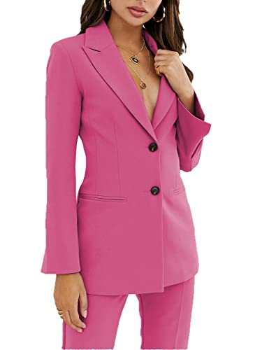 Formal Business Suit Fashion Ladies Suit 2 Piece Office Work Professional Wedding Tuxedos Party Women Suit Set (Blazer+Pants)2