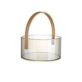  GeRRiT Seau à Glace Seau De Stockage Seau À Glace Transparent en Verre Seau À Bière De Champagne Adapté Aux Kits De Seau À Glace pour Les Fêtes De Banquet De Bar Familial