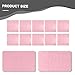 10Pcs 3D Wall Sticker Soft Foam Panels Home Decor Self-Adhesive Tile Stone Brick Pattern Wallpaper for Kitchen Bedroom Living Room(Pink)