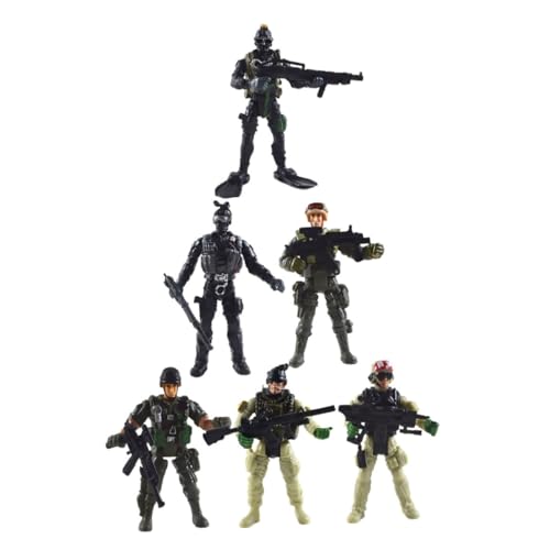 TOYANDONA 6piezas Soldados De Juguete Articulaciones para Hijos Simuladores para Cosplay y