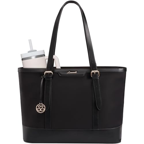 LOVEVOOK Bolso Mujer, Grande Shopper Bolsos para 15,6pulg Ordenador Portátil, Handbags for Women Uni Oficina Trabajo Universidad Profesora Tote Bag Portadocumentos Bolsa de Hombro, Negro LOVEVOOK Bolso Mujer, Grande Shopper Bolsos para 15,6pulg Ordenador Portátil, Handbags for Women Uni Oficina Trabajo Universidad Profesora Tote Bag Portadocumentos Bolsa de Hombro, Negro