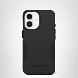 OtterBox Funda para iPhone 17 Commuter Series – Negro – Funda delgada y protectora para iPhone, de doble capa, absorción de impactos