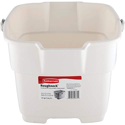 Rubbermaid Bisque Bucket, 15-Quart
