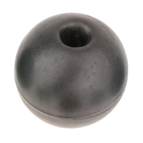 KiBcsLic Rope Float, Deep Water Fishing Marker, 2.5 cm Hole Anchor Buoy for Dock Crabbing Trail Water Park, Black