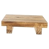 Marchepied en bois - facile et pratique à nettoyer, adapté maison ou maternelle, étagère de rangement de bureau