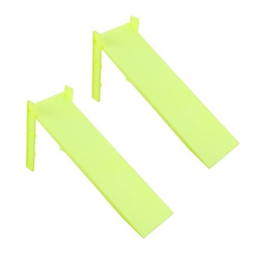 WOONEKY 2 Sets Bevel Frame Physics Teaching Slopes Tool Lab Experiments Physics Experiment Tool Physics Teaching Equipment Tool Slopes Stands Physical Experiment Tool Yellow Plastic