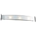 PLC Lighting 1343 SN 3 Light Vanity, Scroll Collection, Satin Nickel Finish