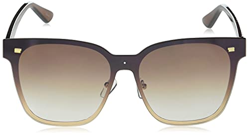 Martha Stewart Women's Ms140 Refined Uv400 Protective Square Sunglasses. Timeless Gifts For Her, 56 Mm Shield, Brown Fade #TOP1