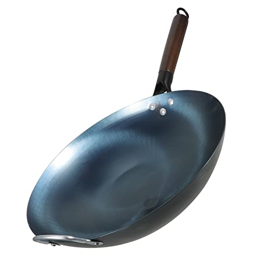 Wok de hierro resistente para cocina y restaurante miniatura 1