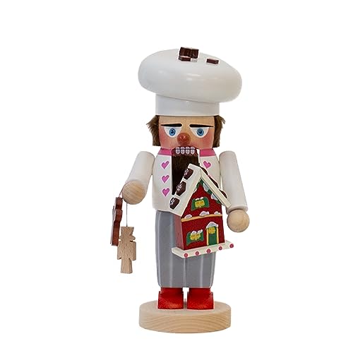 Steinbach Chubby Nutcracker Collection, Gingerbread Baker, Multicolored, 12