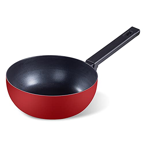 SUPERLADY Non-stick Pan ,Multi-functional for frying pan 20cm ,sauce pan 1.75l ,saute pan 3 inches depth ,omelette pan 7.87 inches,wok ,PFOA free,Dishwasher safe.