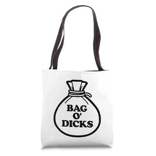 BAG O' DICKS BAG OF DICKS FUN HALLOWEEN COSTUME TEE Tote Bag