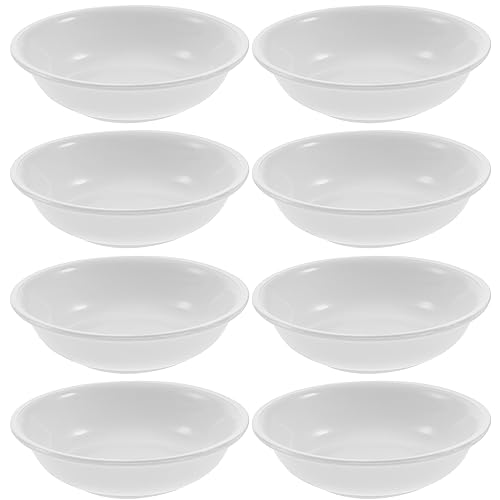 Kichvoe 30pcs Soy Sauce Dish Mini Plastic Side Dish Condiment Dishes Small Saucers Bowl Food Containers Snacks Soy Sauce Food Dipping Bowl Plate White