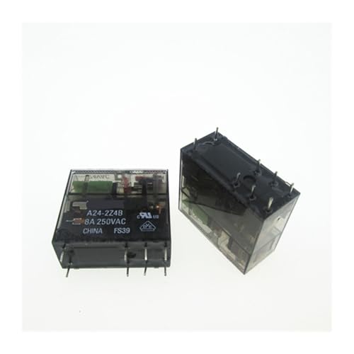 Relais 24VAC HF115FP haute sensibilité 8A à double contact pour commutation stable - 2