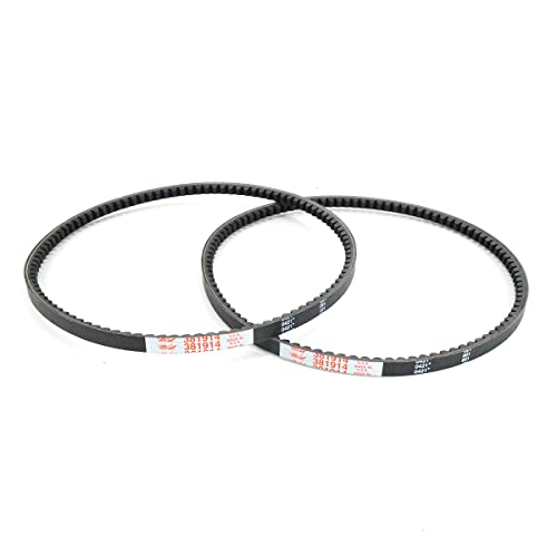 Grasshopper Mower PTO Shaft Clutch Belt Matched Pair, Precise, OEM 381914