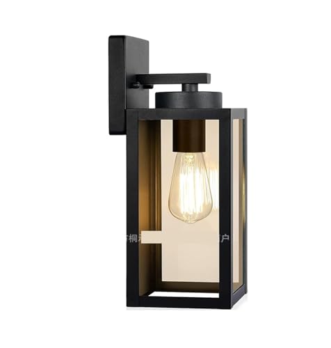 Applique d'extérieur style industriel rétro avec ampoule LED 4W pour éclairage de façade