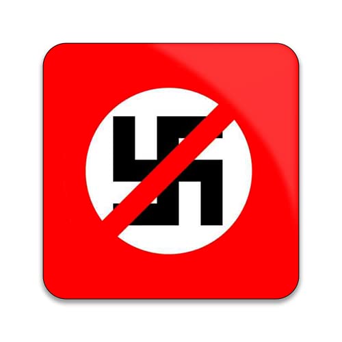 Gift Insanity Say No Racism Anti Racist - Pack Of 10 Square Stickers - 55Mm X 55Mm