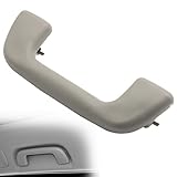 Shtuomoland Front Inner Roof Pull Handle Grab Auto Interior Ceiling Handrail Without Hook Compatible with Toyota Corolla Yaris Vios Rav4 Replace 74610-52020 LH=RH Universal Beige Grey