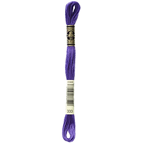 Image of DMC 6-Strand Embroidery Cotton Floss, Very Dark Blue Violet