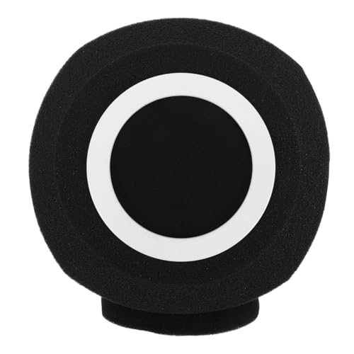Filtro de reducción de ruido para micrófono espuma antipop y viento negro
