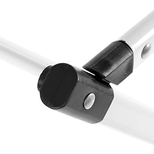 ZDAGELD 3 Tier Clothes Airer - Rust-Resistant PP Laundry Rack, Lightweight Indoor and Outdoor Stand for Towels and Garments, Space-Saving Movable Washing Line, White - Image 7