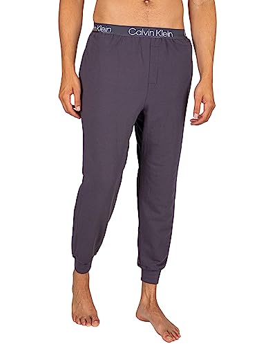 Calvin Klein Herren Jogger 000nm2175e Hose, Sleek Grey, L