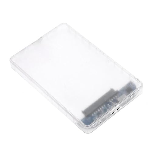 Caja externa transparente USB Micro para disco duro y SSD miniatura 1