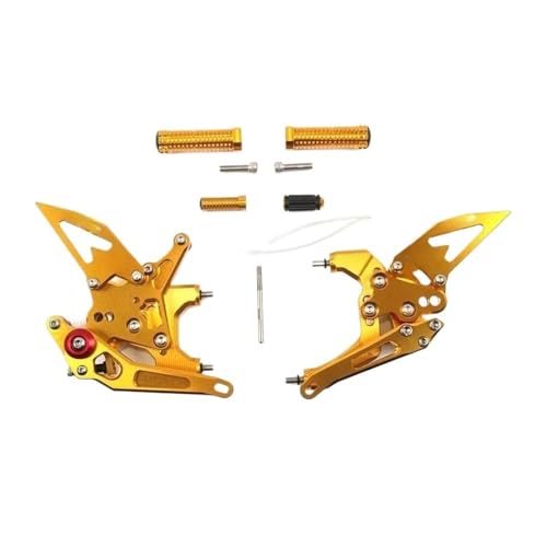 Pédales arrière en aluminium pour Panigale 959 réglables argent
