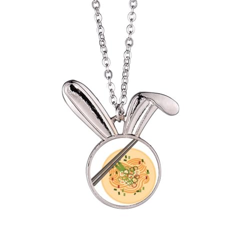 Collier lapin chinois cadeau idéal pour anniversaire et fête des mères