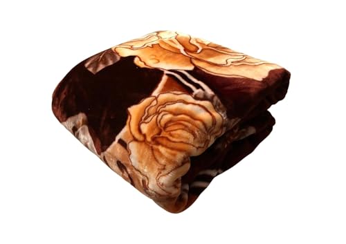 Image of Signature Single Bed Mink Blanket (Bronze, skin friendly, Pack of 1)