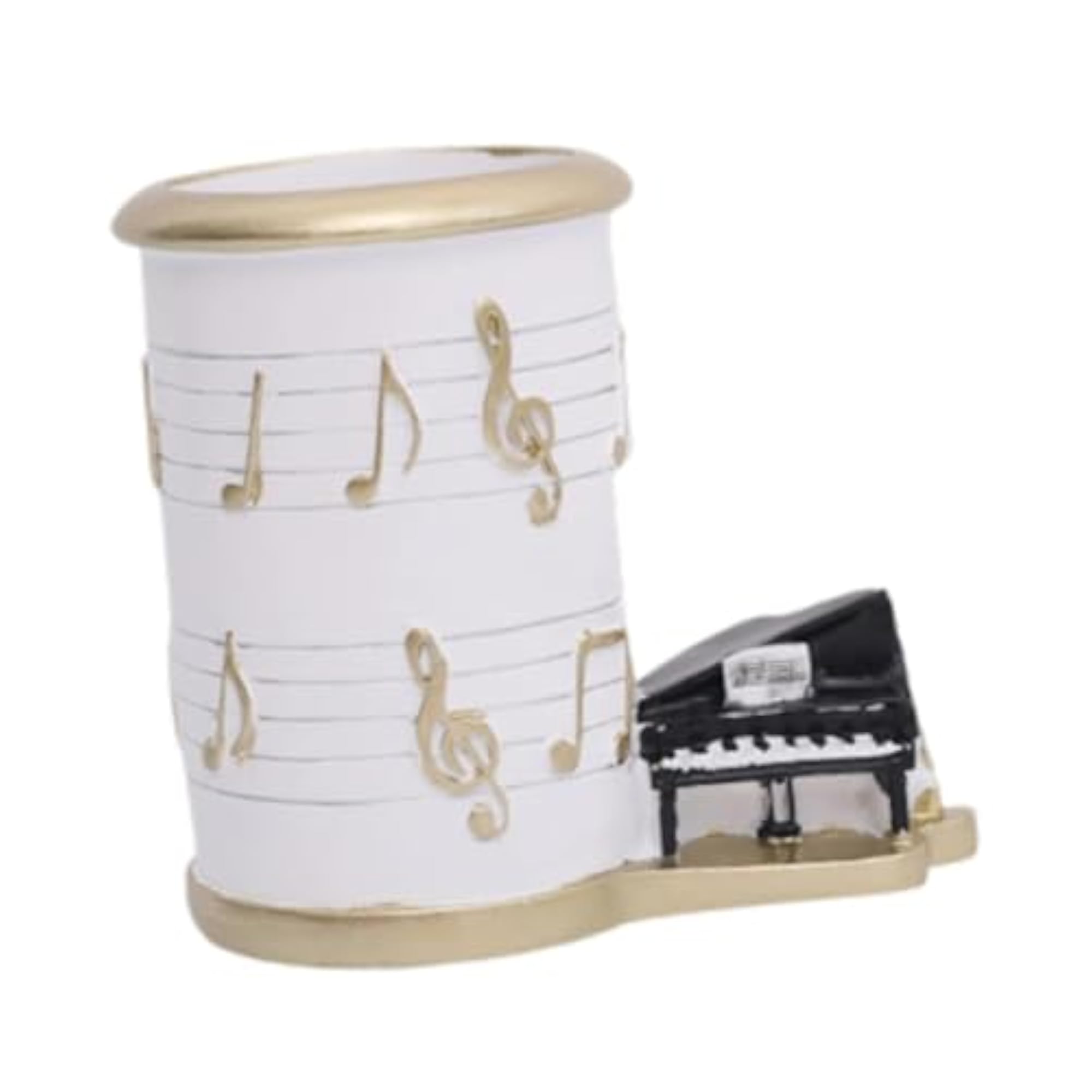 Makeup Brush Organizer Note Line Home Decor Gold