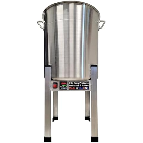 Rite Farm Products 15 Gallon 120 Volt, 2,000-Watt PRO Scalder SCALDING Chicken Poultry Quail Cover