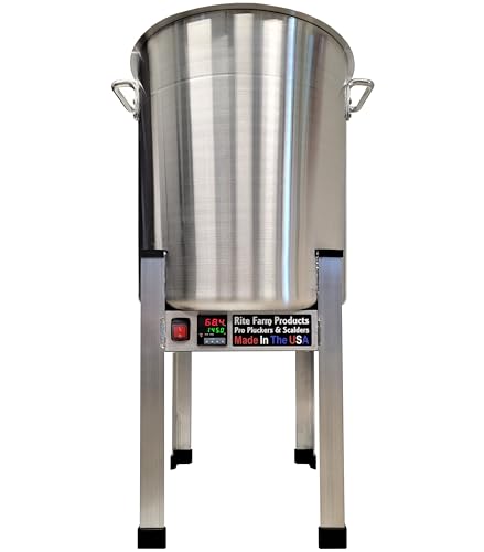 Rite Farm Products 15 Gallon 120 Volt 2 000-Watt PRO Scalder SCALDING Chicken Poultry Quail