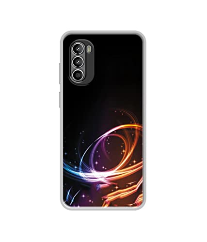 Image of Abstract Background Design Printed Silicon Soft TPU Back Case Cover for Motorola Moto G52 4G / Moto G82 5G