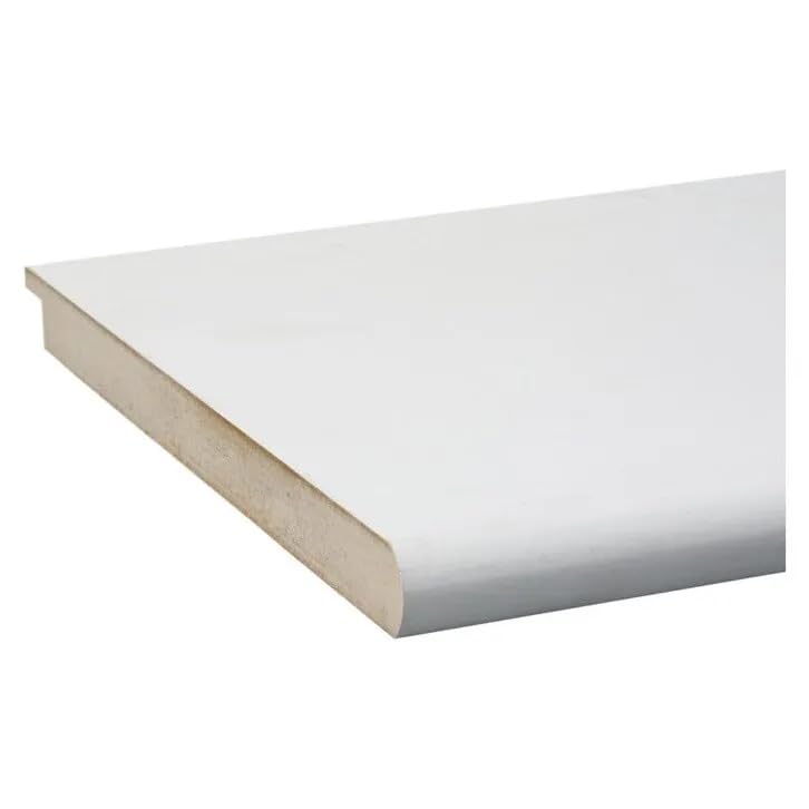 MDF Window Sill Board, White Primed, 1200mm x 219mm x 25mm
