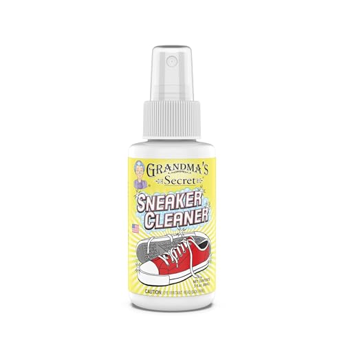 Grandma's Secret Shoe Cleaner - Stain Remover Spray for Rubber, Canvas and Leather - Removes Dirt,...