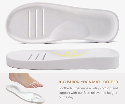 ONCAI Women’s Slippers Booties with Cashmere,Faux Fur Fleece Wool Woman House Shoes with Outdoor/Indoor Thick Rubber Soles3