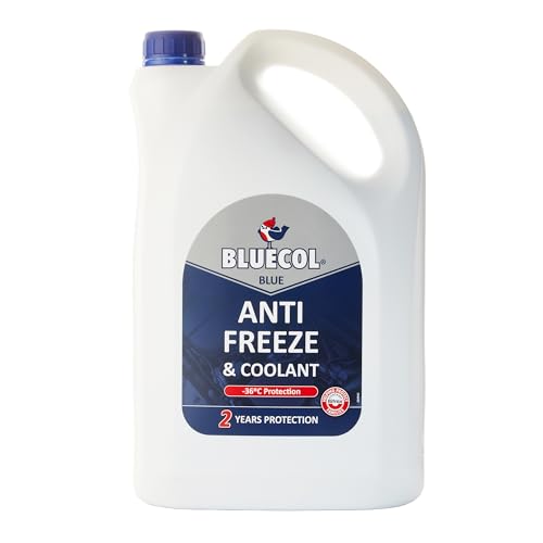 Bluecol Blue - Antigel et Liquide de Refroidissement, empêche Le Gel en Hiver, 5 litres (Lot de 1)