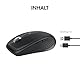 Logitech MX Anywhere 3S Compact Kabellose Maus, Fast Scrolling, 8K DPI Any-Surface Tracking, Quiet Clicks, Programmierbare Tasten, USB C, Bluetooth, Windows PC, Linux, Chrome, Mac - Graphit