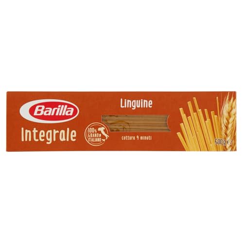 Barilla Pasta Linguine Integrali di Grano Duro, 500g (Confezione da 10)
