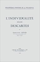 L'Individualite Selon Descartes 2711604918 Book Cover