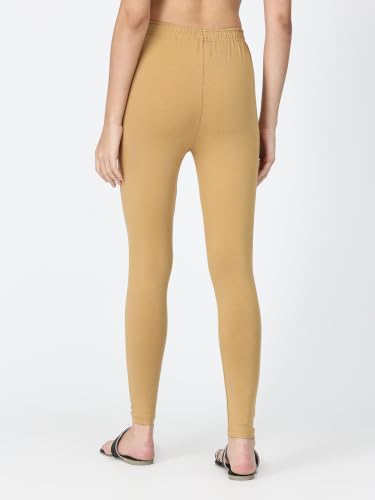 Image of Robinbosky Premium Stretchable Cotton Ankle Legging for Women | Suitable for Formal wear & Casual wear | High-End Elastic Makes The Leggings Squat Proof and Durable for Travel, Yoga, & Workout.